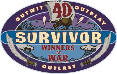 Survivor season 40 winners at war logo